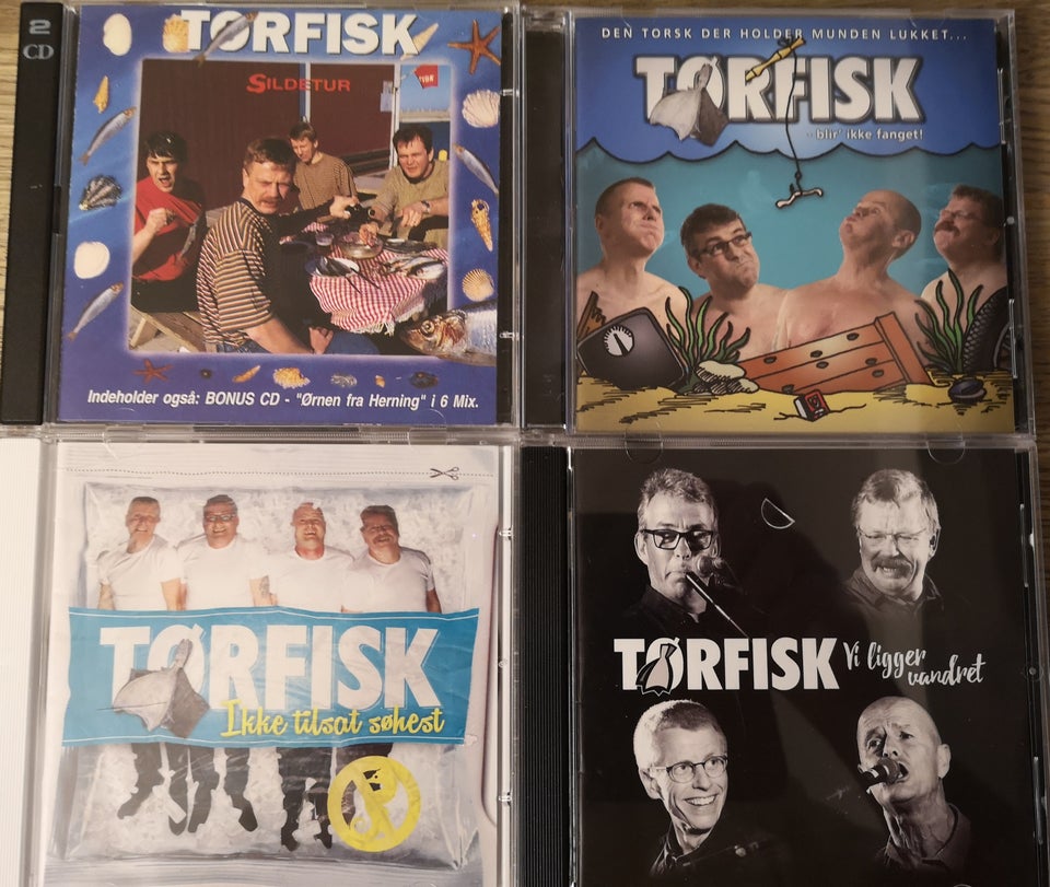 TØRFISK: 11 cd'er + 1 dvd, folk