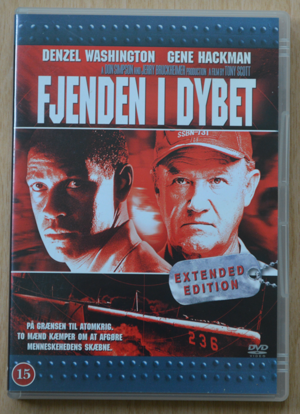 Fjenden i dybet, DVD, action