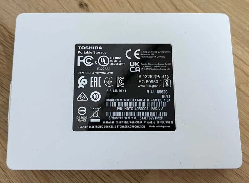 Toshiba Canvio Flex 4TB, 4000 GB,