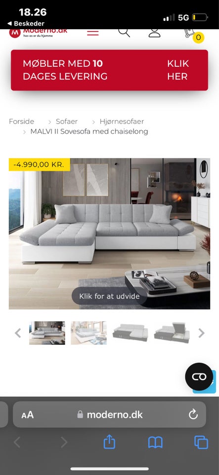 Sovesofa Moderno