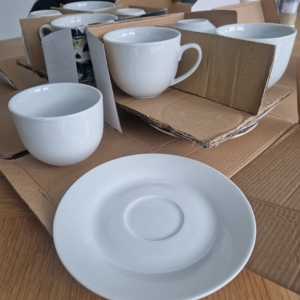 Porcelæn, Kaffekop med underkop,