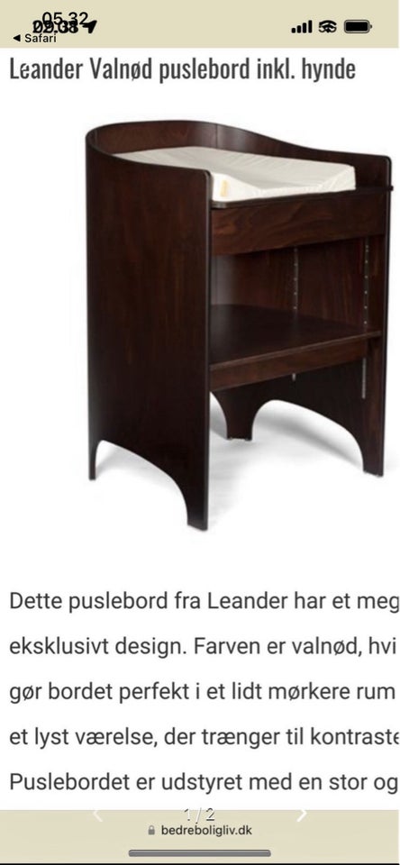 Puslebord Leander