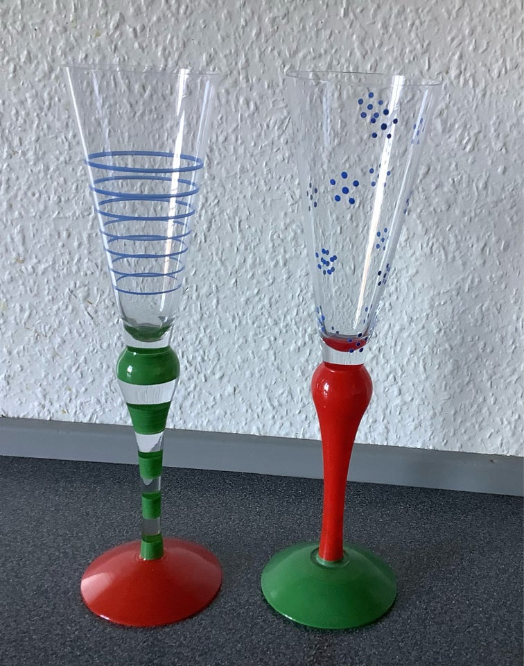 Champagneglas, Krystal, 30 år gl.