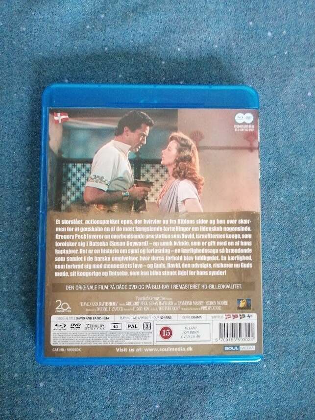 David og Bathsheba, Blu-ray, drama