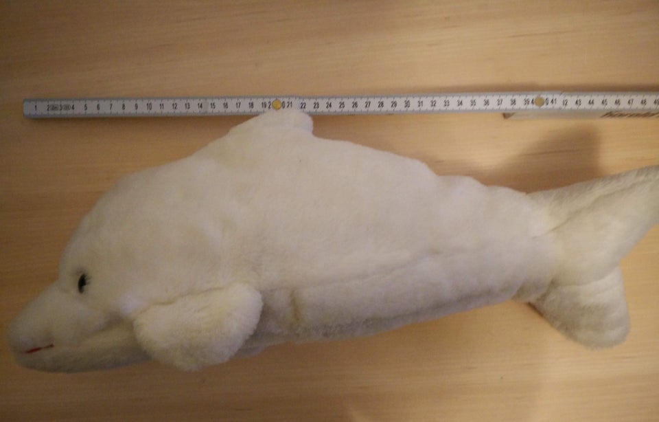 Stor delfin i plys ca. 45 cm lang