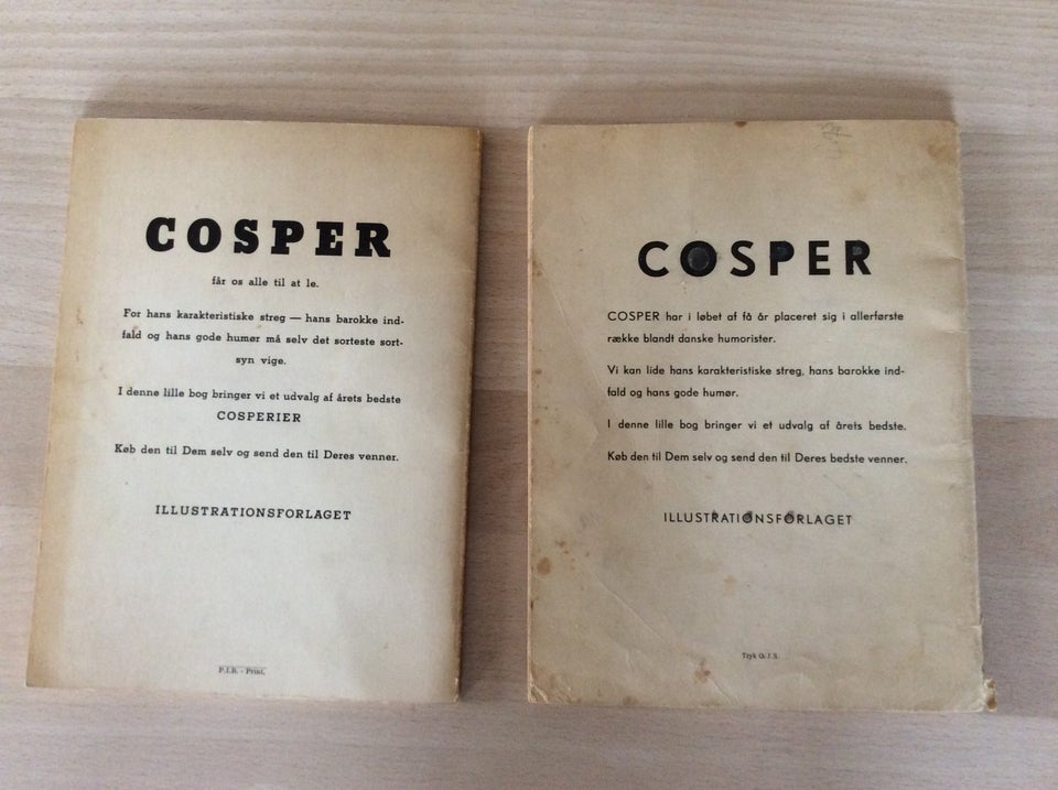 Cosperier af Cosper cornelius 1951