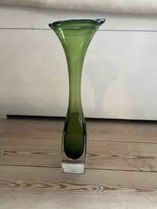 Glas Vase Aseda / &#196;seda glasbruk