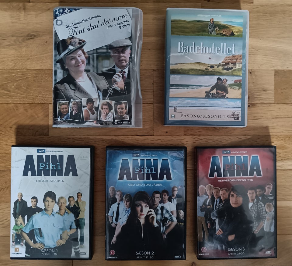 Fint skal det være, DVD, TV-serier