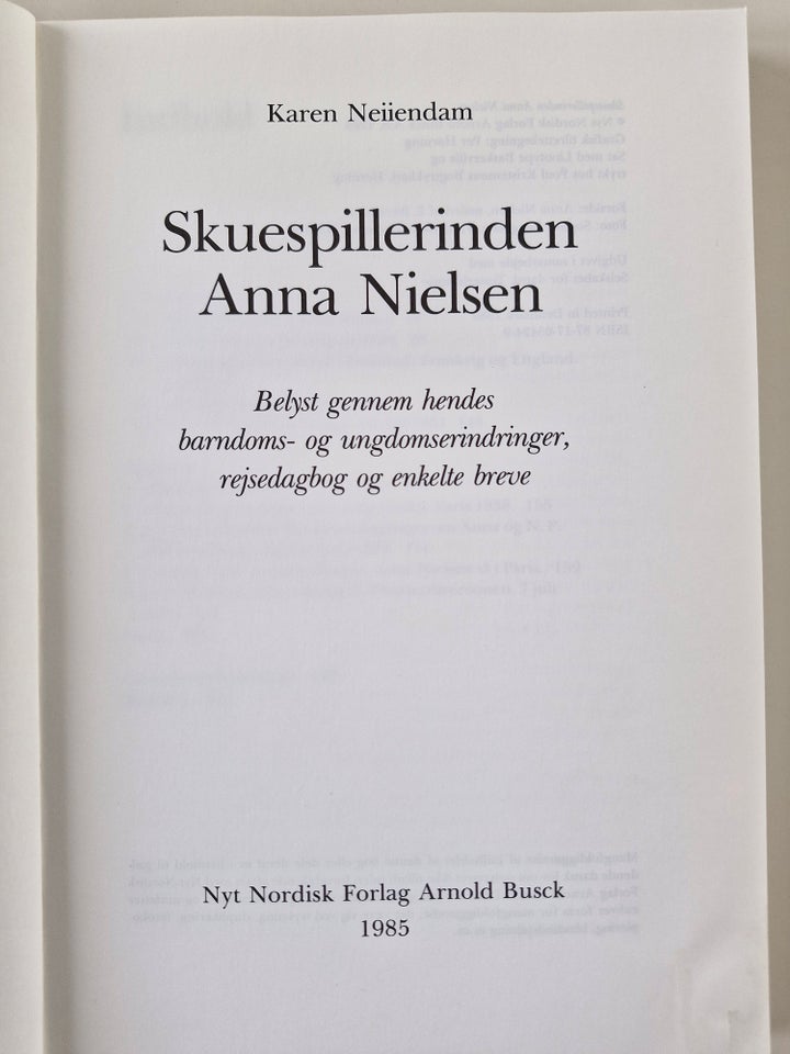 Skuespillerinden Anna Nielsen,