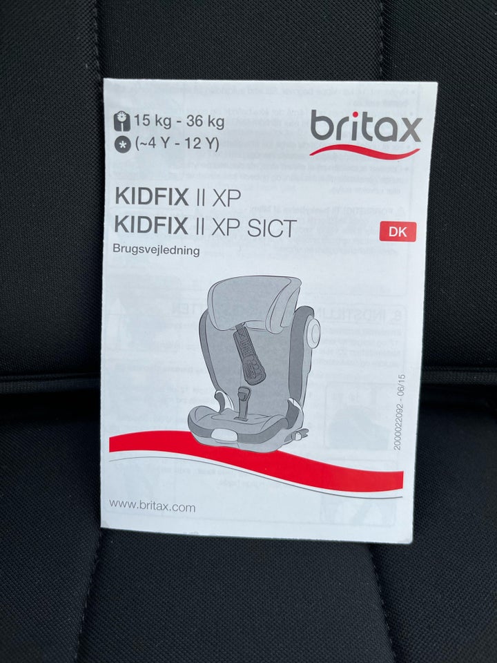 Autostol, op til 36 kg , Britax Römer