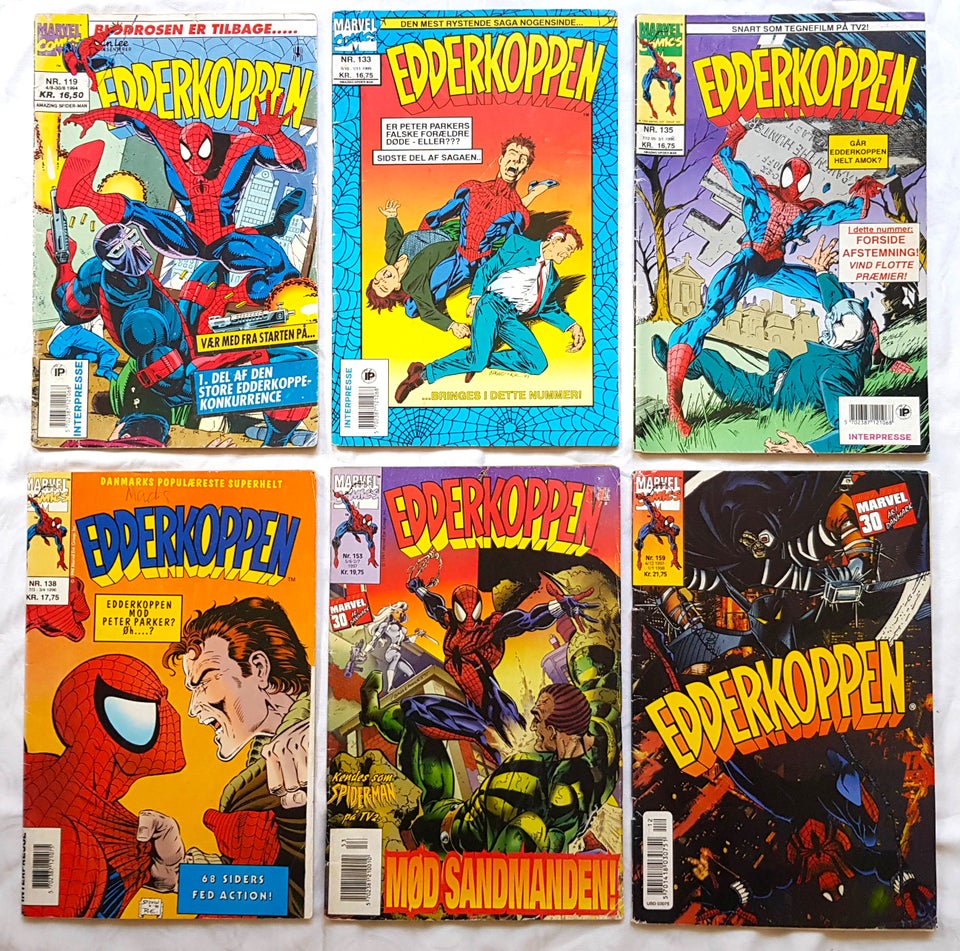 EDDERKOPPEN 1984-97, SPIDER-MAN