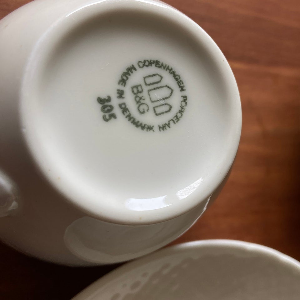 Porcelæn Kaffekop Bing  Grøndal