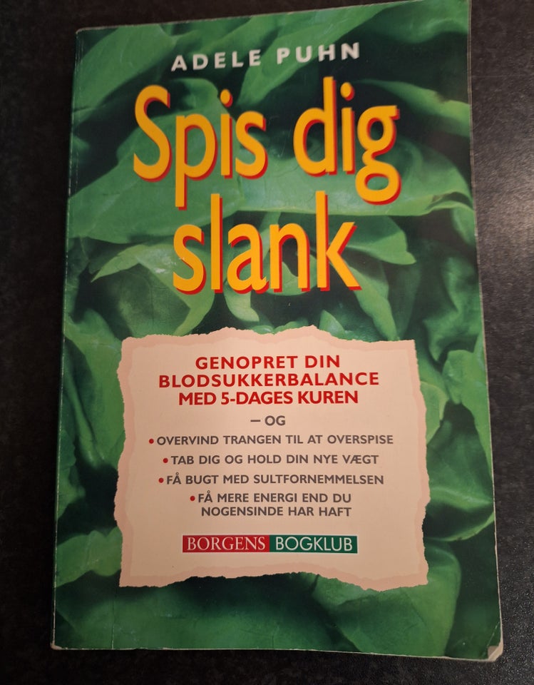 Spis dig slank, Adelle puhn, emne: