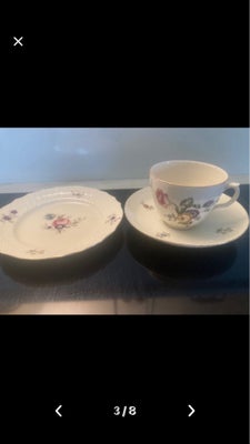 Porcelæn 5 kaffekopper 6