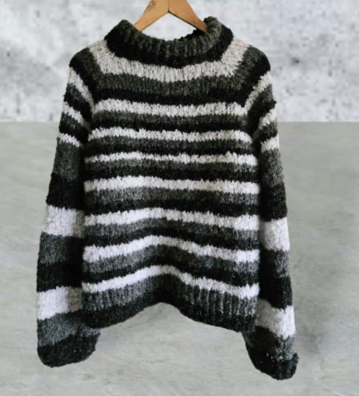 Sweater, Håndstrikket, str. 44