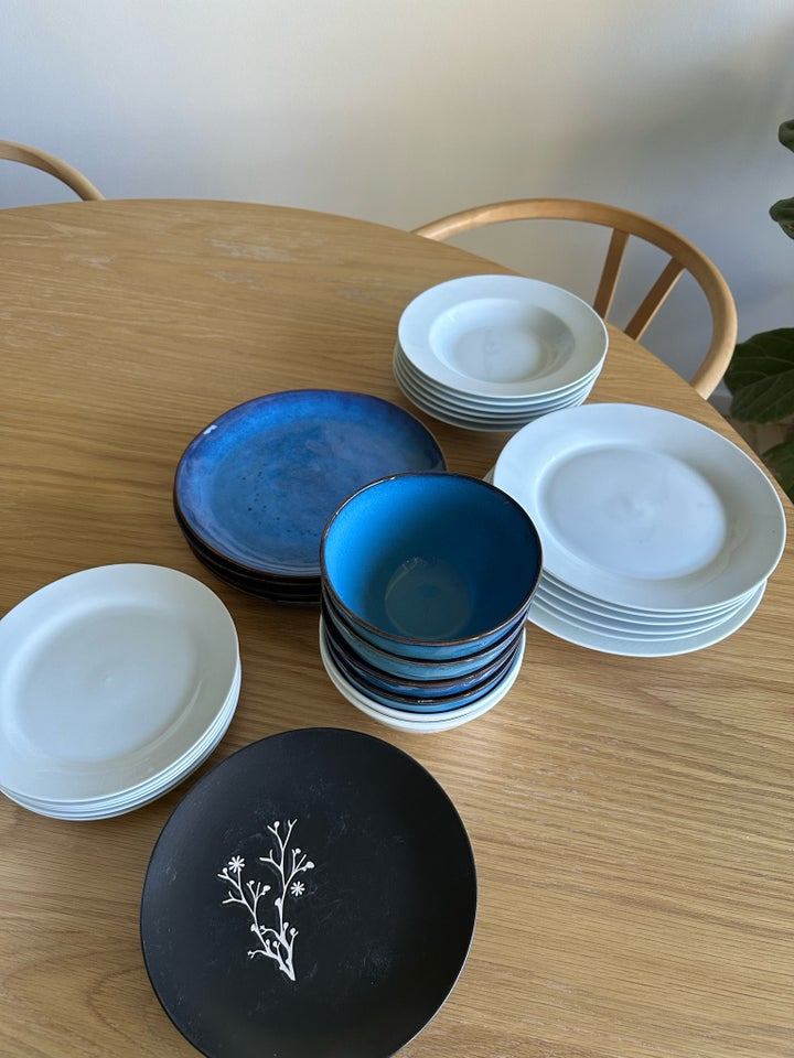 Keramik Skåle/tallerkensæt