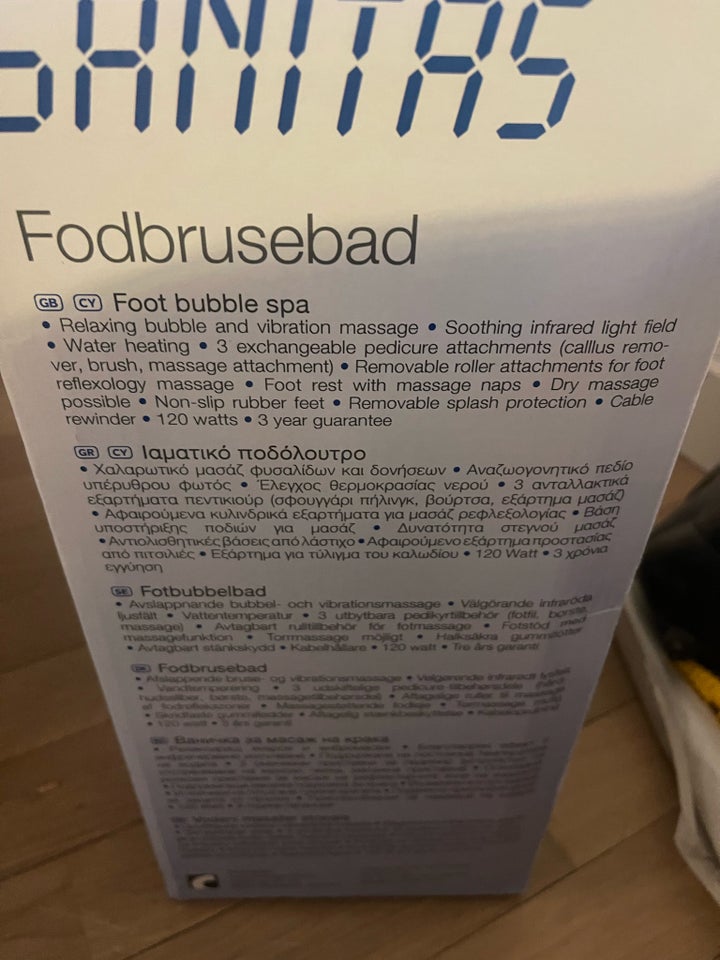 Fodpleje, Spa til fødder med