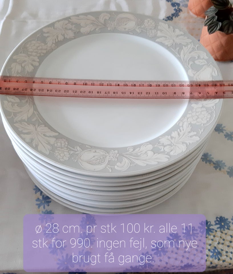 Porcelæn Tallerkner Pillivuyt