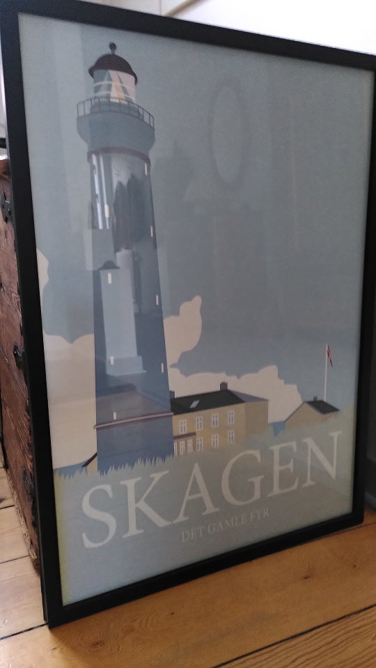 Plakat i ramme, motiv: Skagen