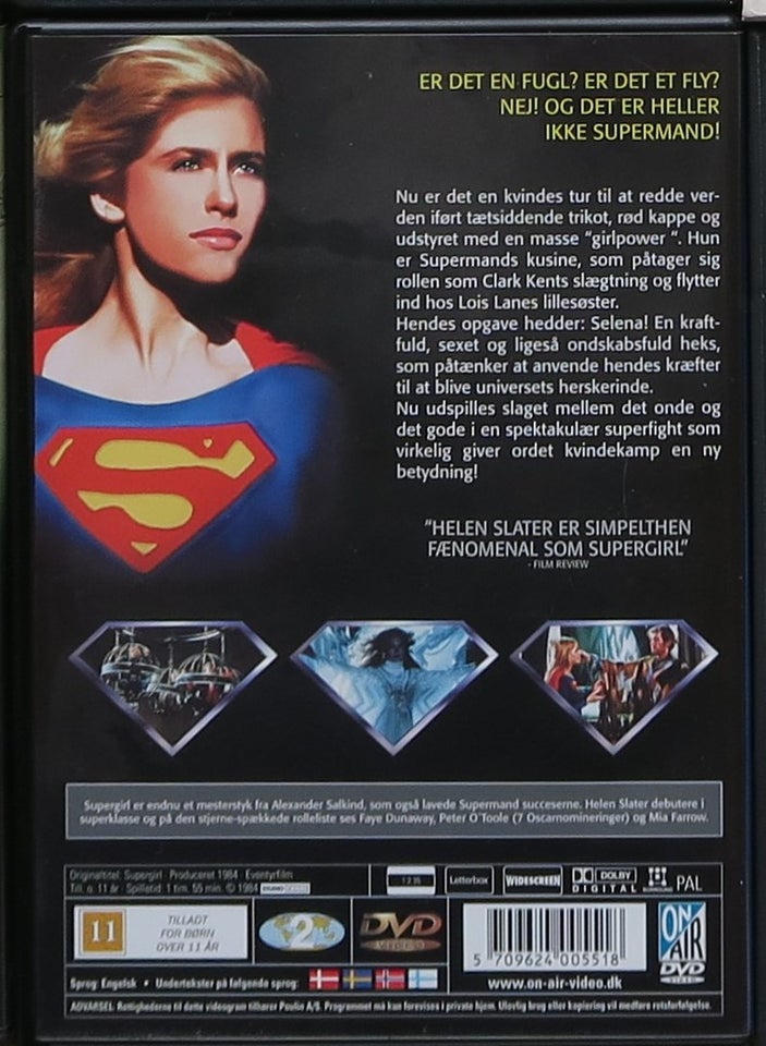 Supergirl, DVD, action