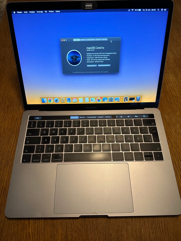 MacBook Pro, 13” (2017) , 3,1 GHz