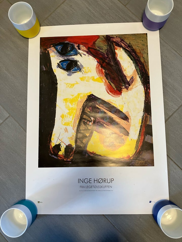 Plakat, Inge Hørup, b: 50 h: 70