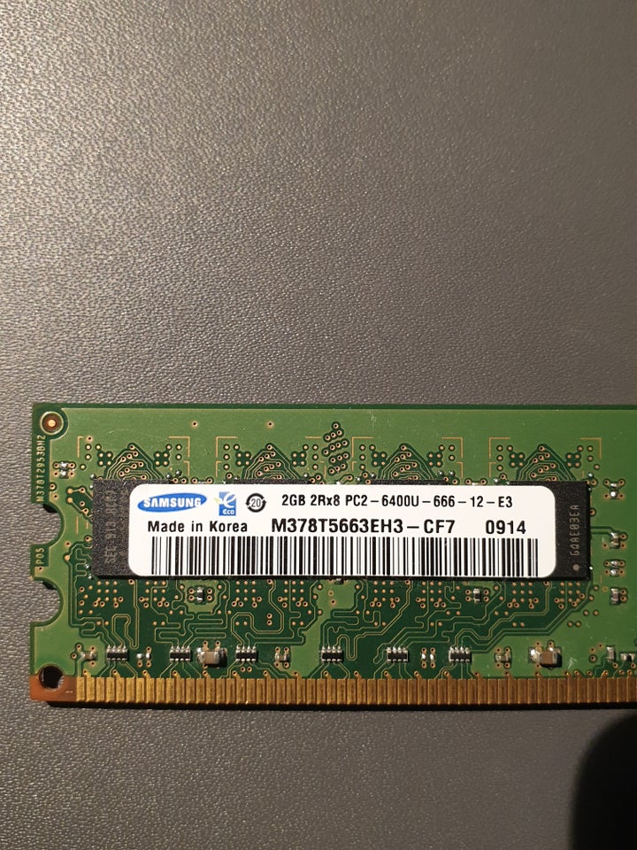 Samsung, 2GB, DDR2 SDRAM