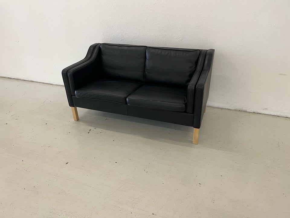 Sofa, læder, 2 pers.