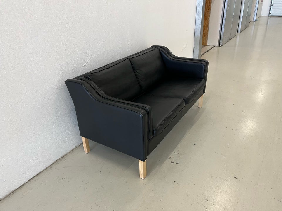 Sofa, læder, 2 pers.