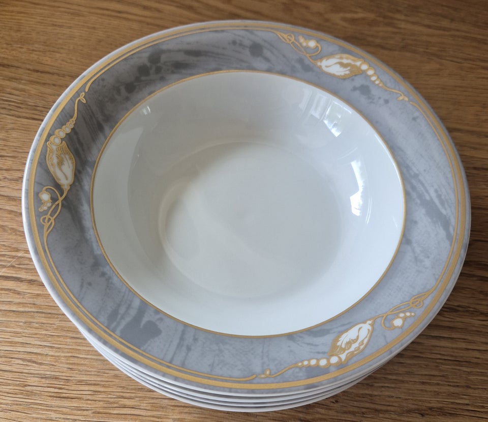 Porcelæn, Grødskål - lille dyb 604,