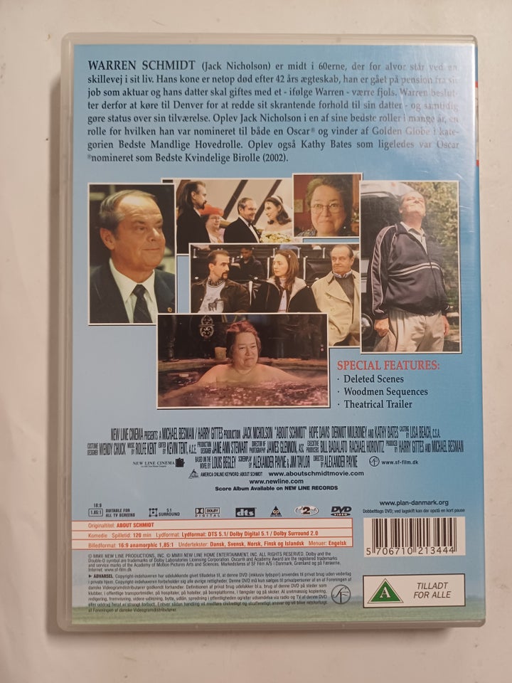 Rundt Om Schmidt, DVD, komedie