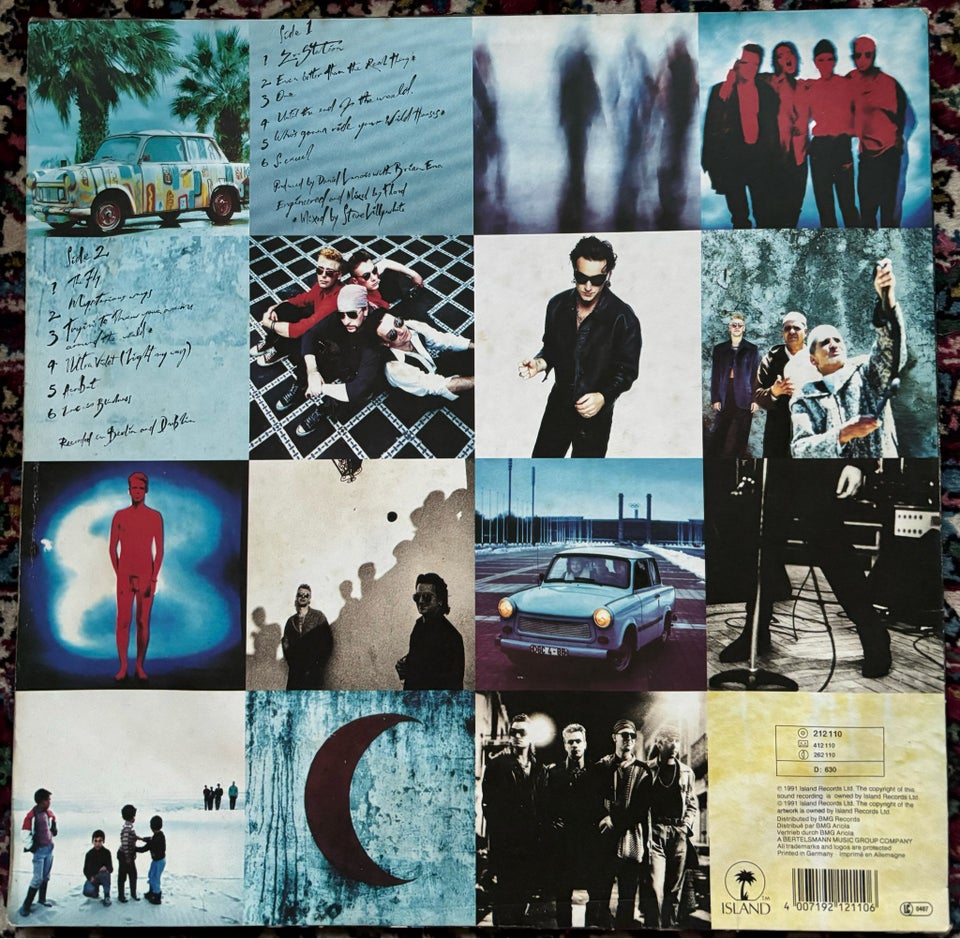 LP, U2, Achtung Baby mfl.