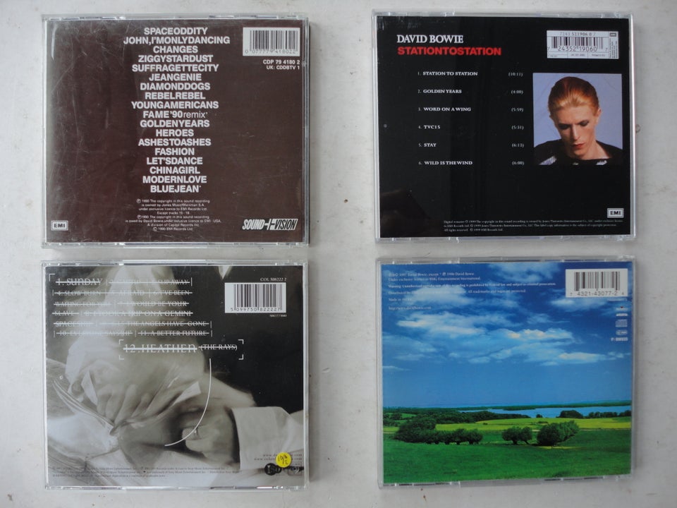 DAVID BOWIE : CD albums , rock