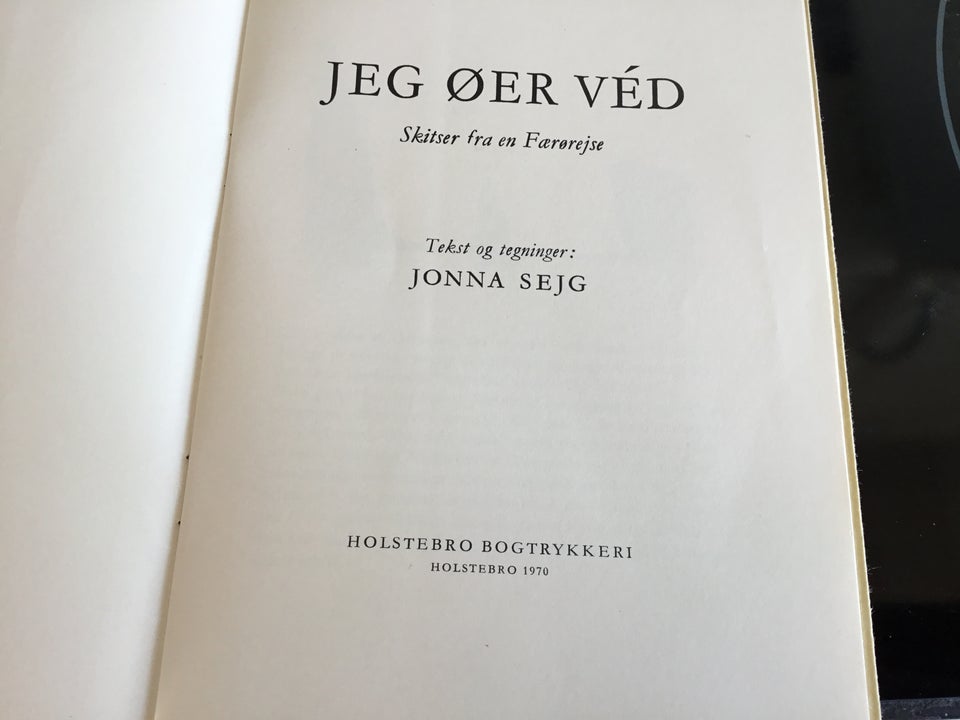 Jeg øer ved Jonna Sejg emne: