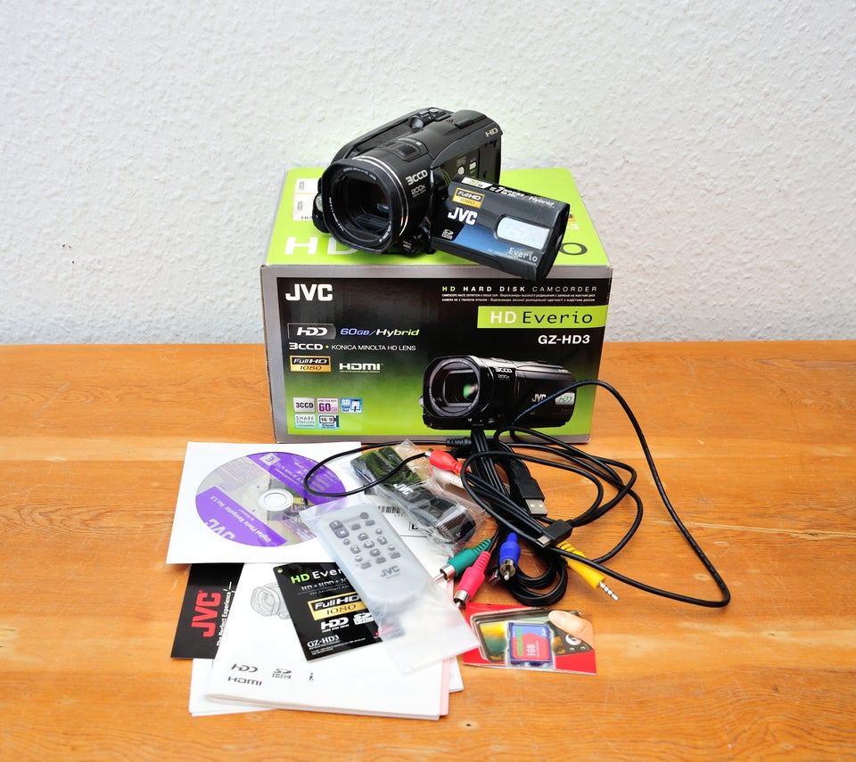 Videokamera, JVC, Everio GZ-HD3