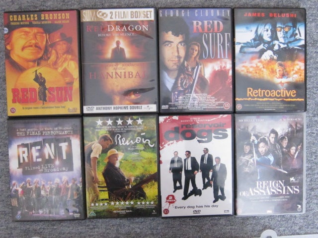 R, DVD, andet