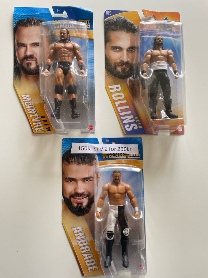 WWE wrestling figurer Mattel