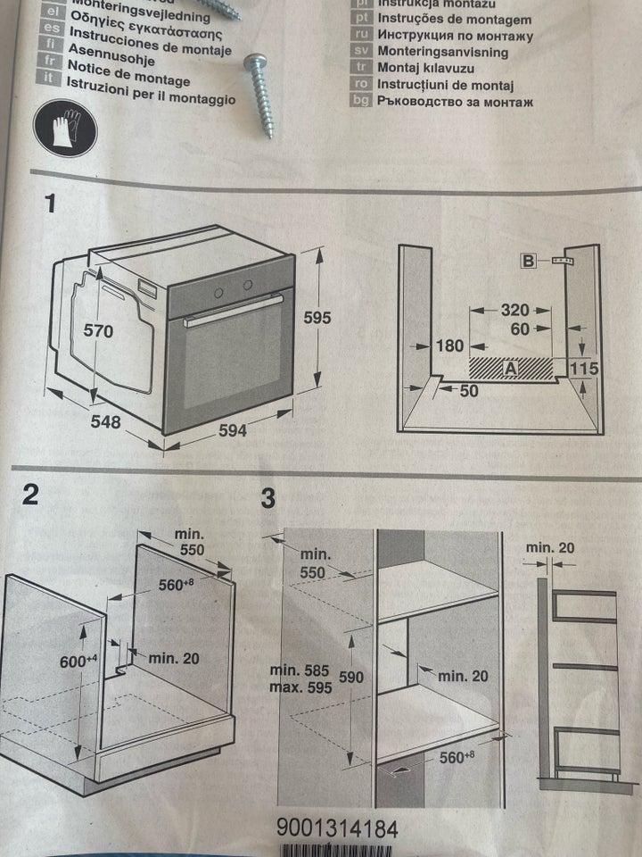 Indbygningsovn andet mærke