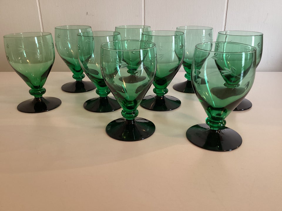 Glas, Grønne hvidvinsglas Ranke ,