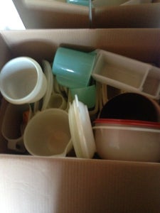 Plastik opbevarings skåle