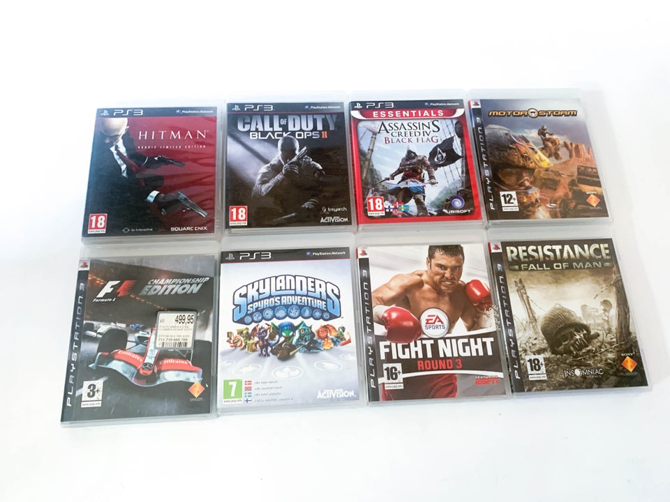 Blandede PS3 spil - se priserne i