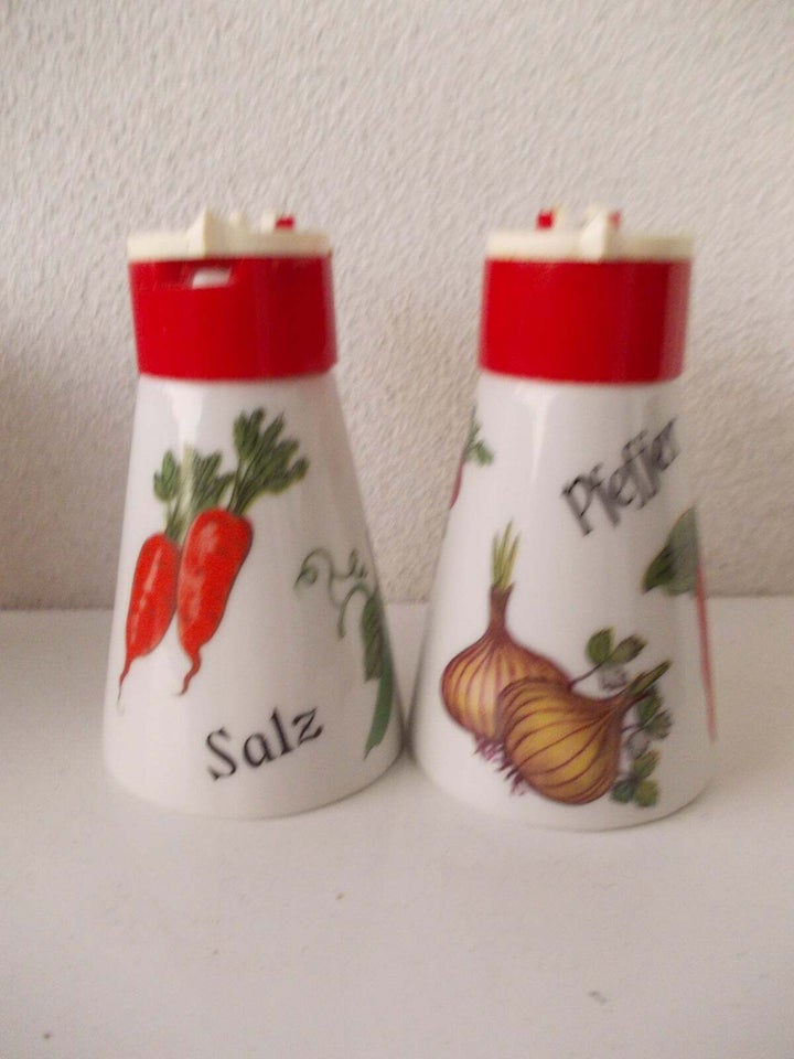 Porcelæn Salt/peber mm Gerold