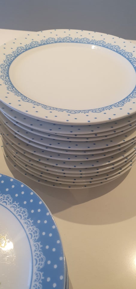 Porcelæn Tallerken sæt Marir