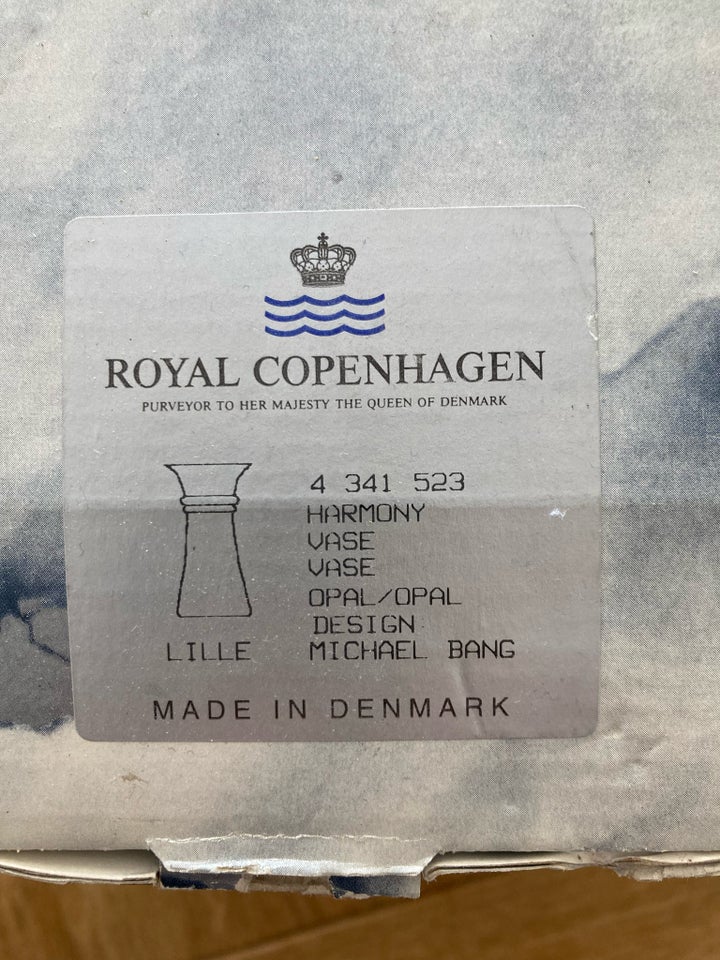 Vase glasvase Royal Copenhagen