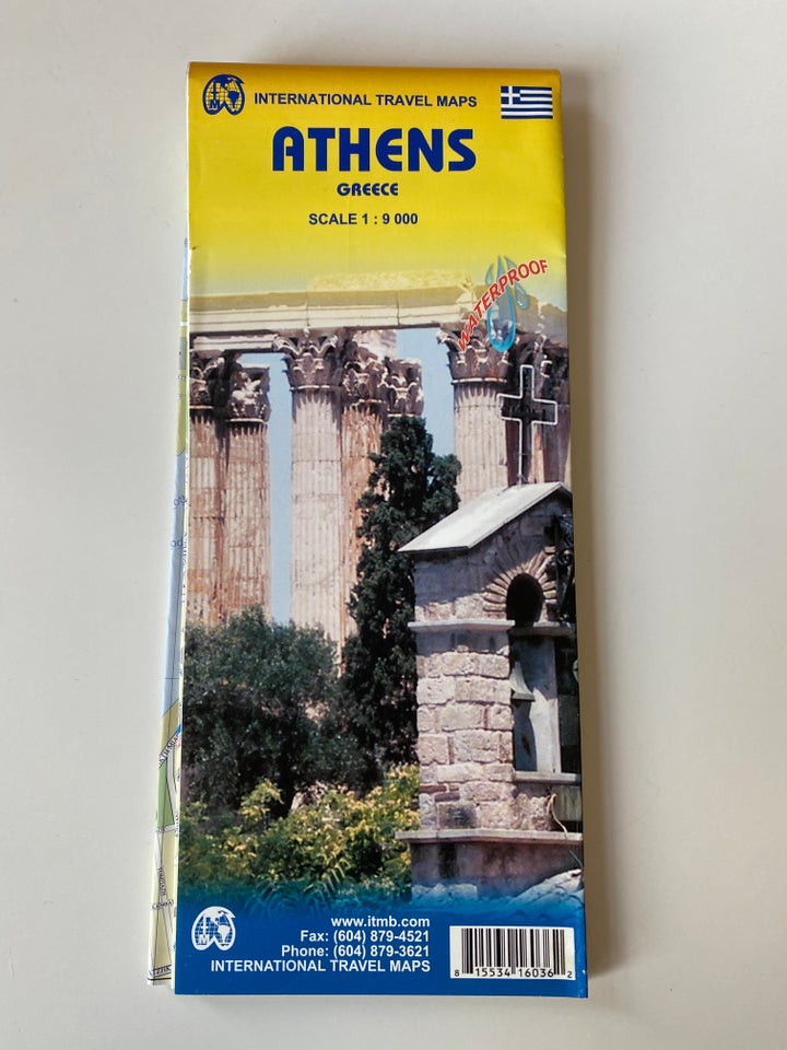 Kort over Athen, emne: geografi