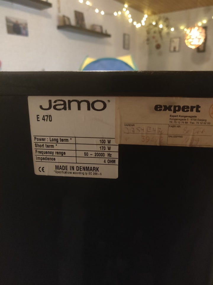 Stereoanlæg , JAMO, E470