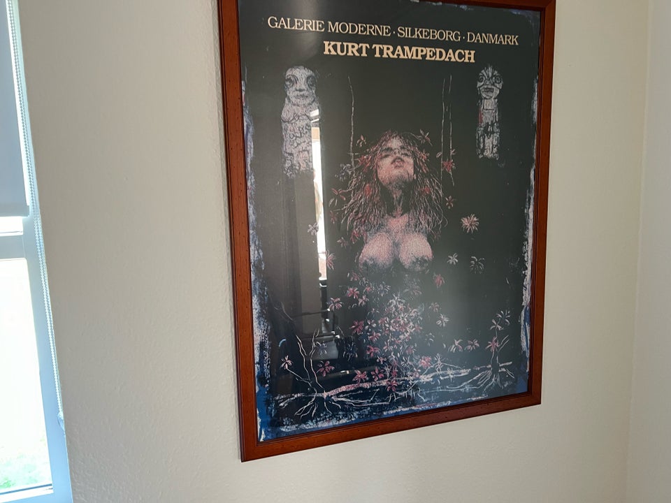 Indrammet plakat Kurt Trampedach