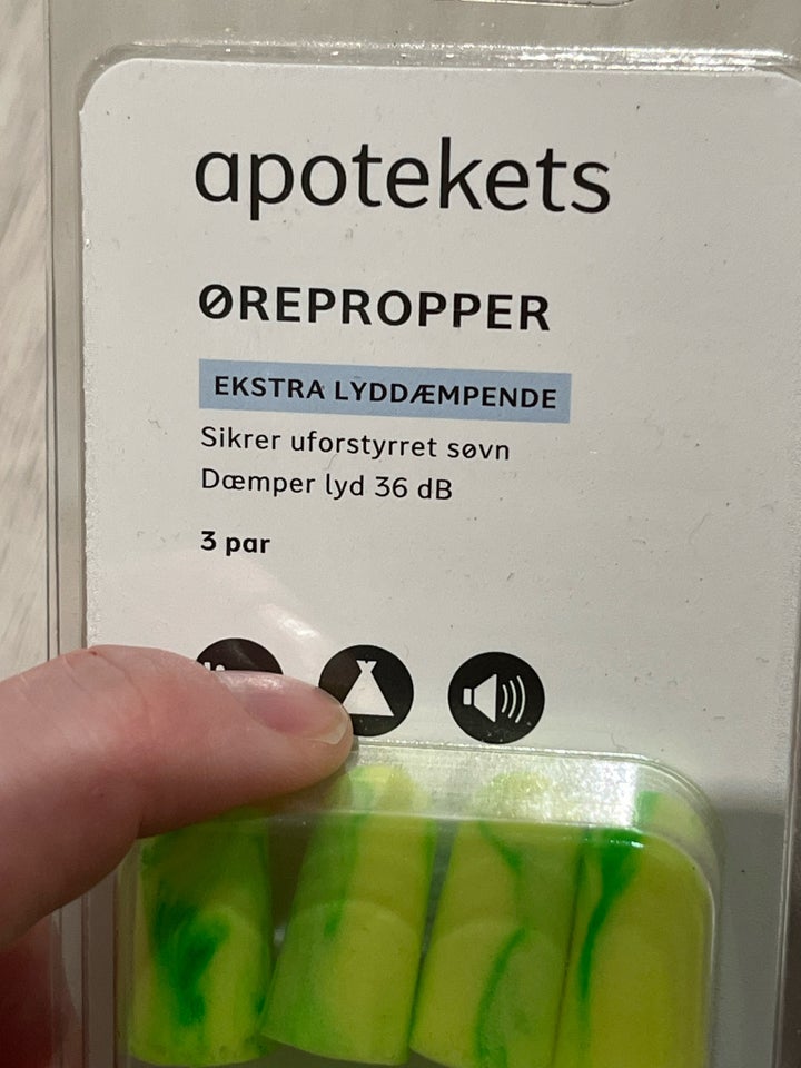 Andet, Apotekets ørepropper