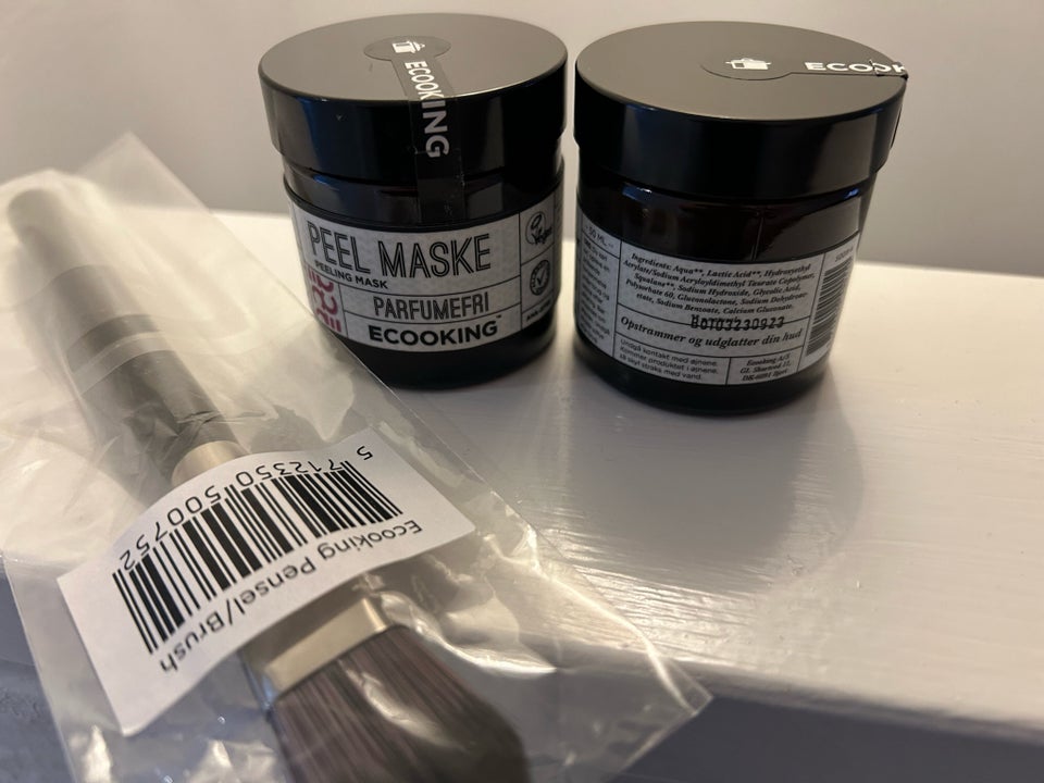 Ansigtspleje, 2x peel maske inkl.