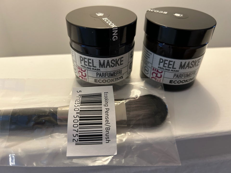 Ansigtspleje, 2x peel maske inkl.